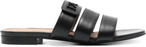 Emporio Armani Sliders Zwart Dames