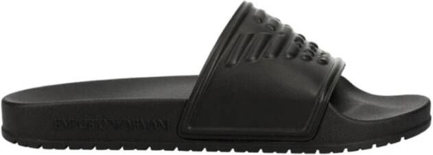 Emporio Ar i EA7 Slippers XN747 XVPS05 BLACK BLACK XN747 XVPS05