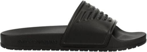 Emporio Armani Sliders Zwart Heren