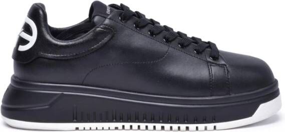 Emporio Ar i Sneaker met rubberen zool en veters