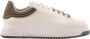 Emporio Armani Beige Rubberised-Logo Lage Sneakers Beige Heren - Thumbnail 2