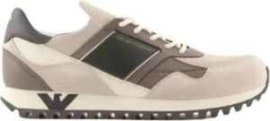 Emporio Armani X4X616 sneaker met suède details