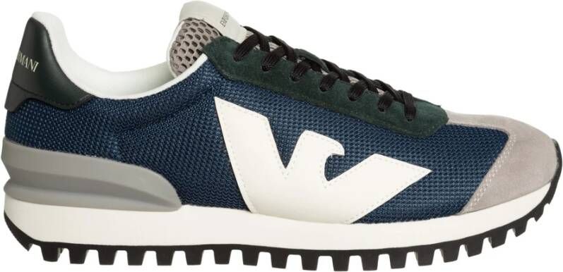 Emporio Armani Sneakers Blauw Heren