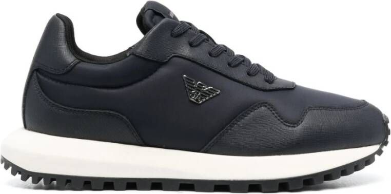 Emporio Armani Sneakers Blauw Heren