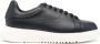 Emporio Armani Gehamerde leren herensneakers Blue Heren - Thumbnail 1