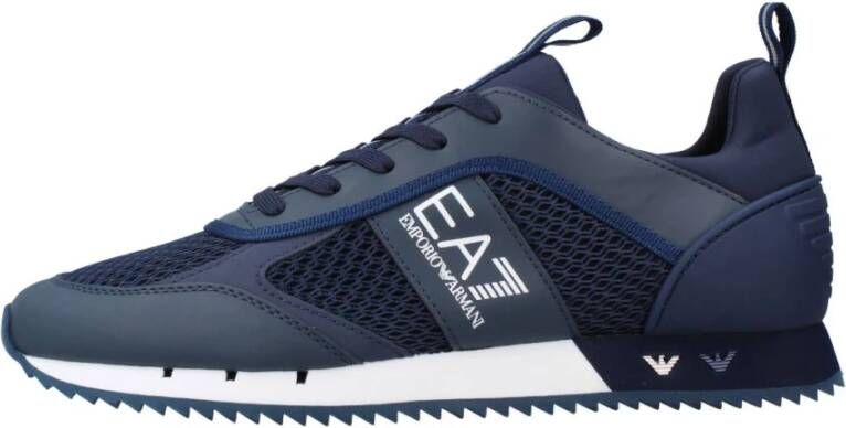 Emporio Armani EA7 Sneaker Heren Sneakers Sportschoenen Schoenen Blauw X8X027 XK050 D813 - Foto 10