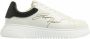 Emporio Armani Leren Sneakers met Geribbelde Rubberen Zool White Heren - Thumbnail 1