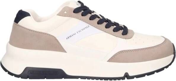 Armani Exchange Heren Schoenen Herfst Winter Collectie Polyester White Heren