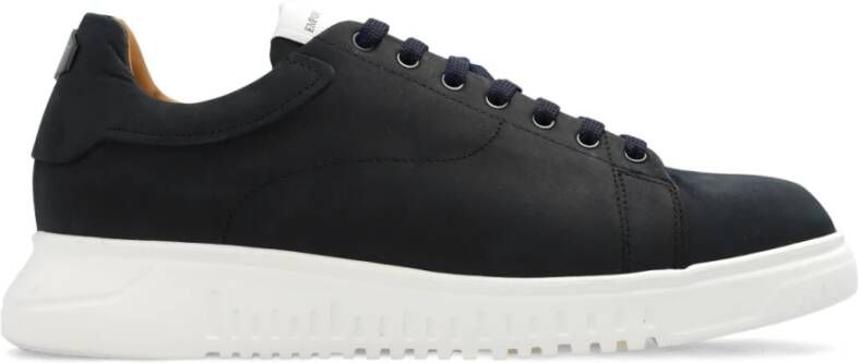 Emporio Armani Blauwe Lage Top Sneakers X4X264Xf57000285
