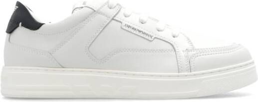Emporio Armani Sneakers met logo White Heren
