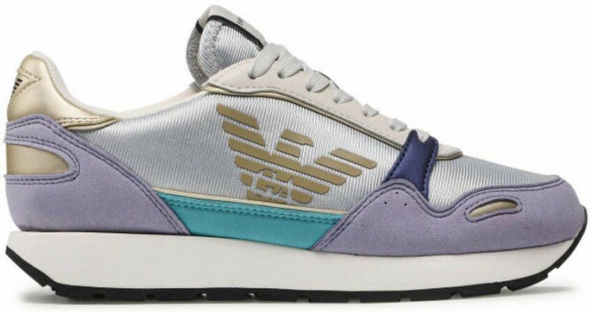 Emporio Armani Sneakers Paars Dames - Schoenen.nl