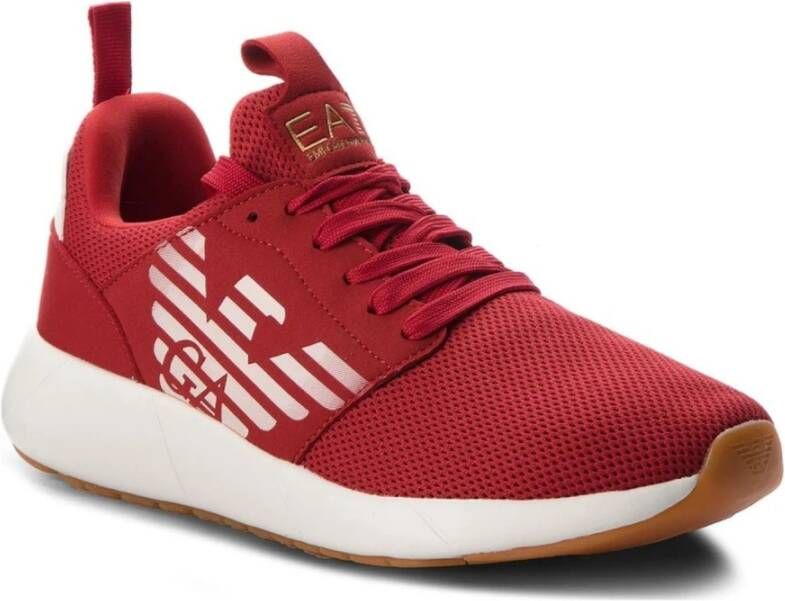 Emporio Armani Zapatillas Rood Heren - Schoenen.nl