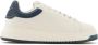 Emporio Armani Contrast Rivet Sneakers Wit Blauw White Heren - Thumbnail 10