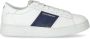 Giorgio Armani Logo Sneakers van Glad Leer White Heren - Thumbnail 10