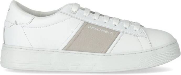 Emporio Armani Klassieke Sneakers White Heren