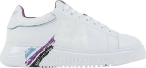 Emporio Armani Sneakers met logo Wit Dames