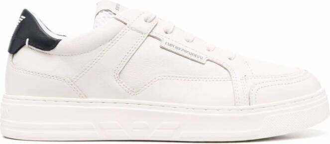 Emporio Armani Sneakers Wit Heren