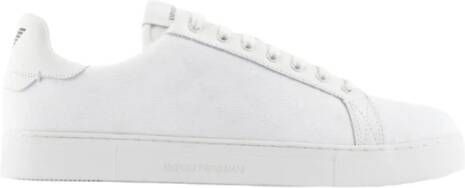 Emporio Armani Witte Casual Sneakers White Heren