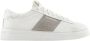 Emporio Armani Basic Sneakers Hoogwaardig leer stijlvol en comfortabel White Heren - Thumbnail 1