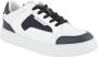 Emporio Armani Witte Leren Sneakers White Heren - Thumbnail 1
