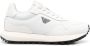 Emporio Ar i Witte Saffiano Sneaker met Adelaarplaatje White - Thumbnail 1