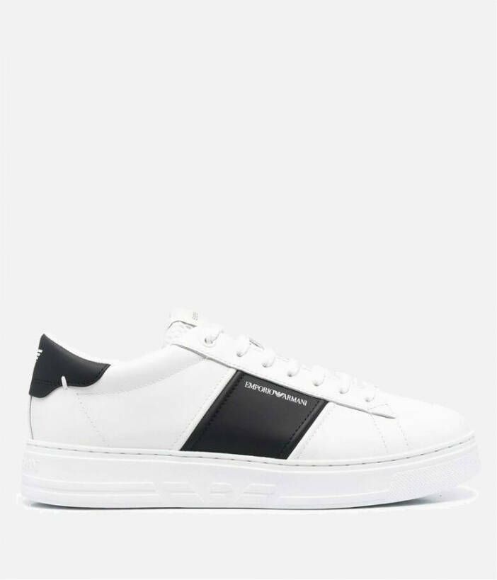Emporio Armani Stijlvolle Sneakers voor Mannen en Vrouwen White Heren - Foto 6