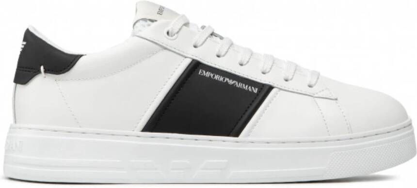 Emporio Armani Stijlvolle Sneakers voor Mannen en Vrouwen White Heren - Foto 3