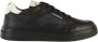Emporio Armani Tumbled Calf Leather Nero Sneakers - Thumbnail 1