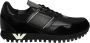 Emporio Armani Zwarte Sock-Sneaker met Contrasterende Logo-inzetstukken Black Heren - Thumbnail 1