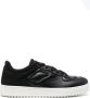 Emporio Armani Zwarte Leren Casual Sneaker Black Heren - Thumbnail 1