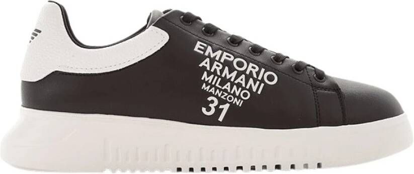 Emporio Armani Sneakers Zwart Heren