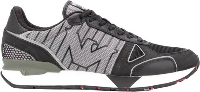 Emporio Armani Multicolor Lage Sportieve Sneakers Black Heren