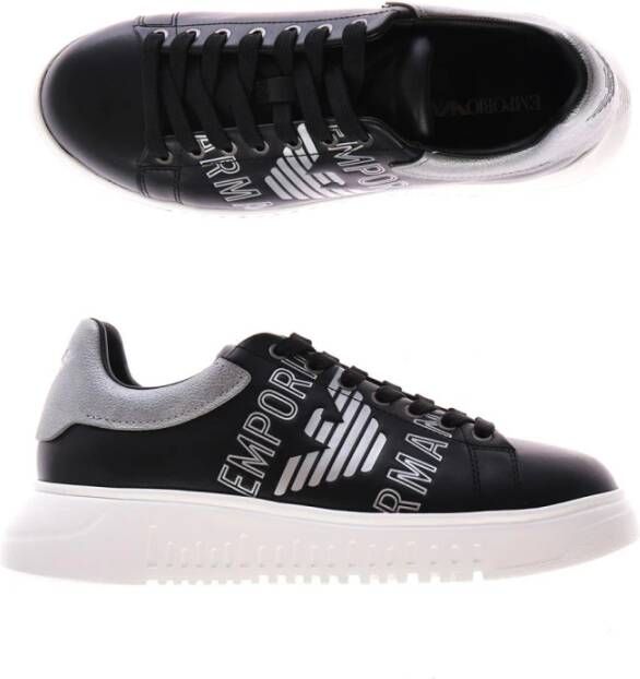 Emporio Armani Hoogwaardige sneakers voor heren Black Heren