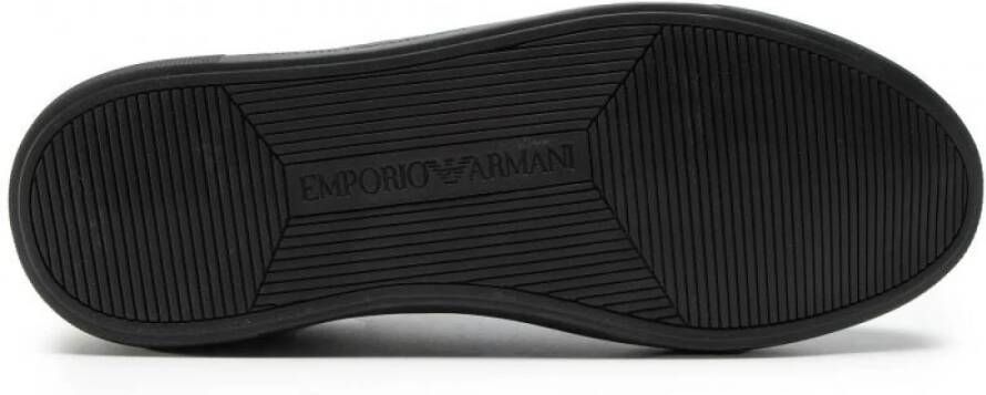 Emporio Armani Stijlvolle Sneakers voor Heren Black Heren
