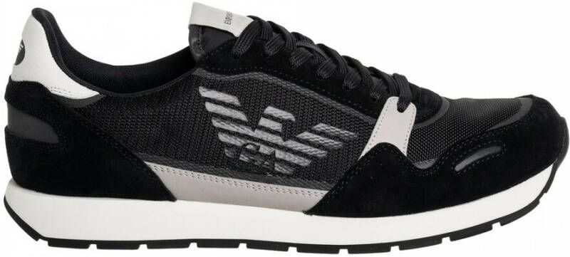 Giorgio Armani Casual Witte Textiel Sneakers oor Heren White Heren