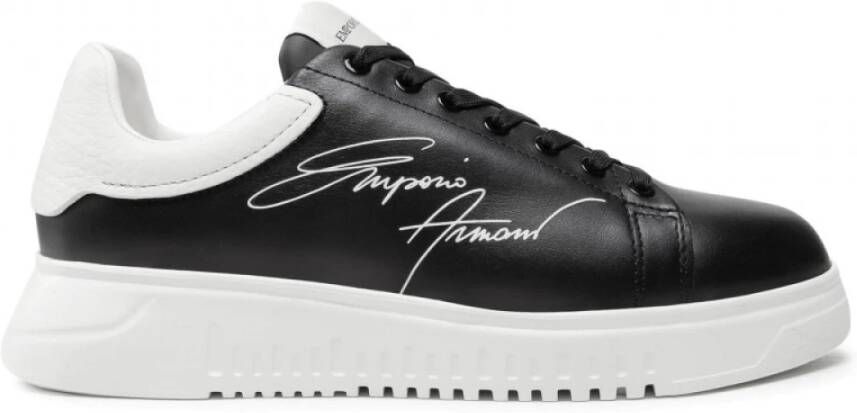 Emporio Armani Sneakers Zwart Heren