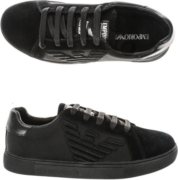 Emporio Armani Sportschoenen Zwart Heren