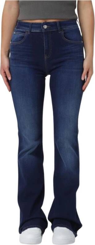 Emporio Armani Stijlvolle Blauwe Bootcut Jeans Vrouwen