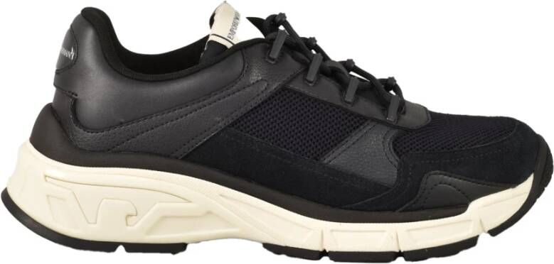 Emporio Ar i Stijlvolle Sneakers met Rubberen Zool