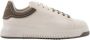 Emporio Armani Beige Rubberised-Logo Lage Sneakers Beige Heren - Thumbnail 1