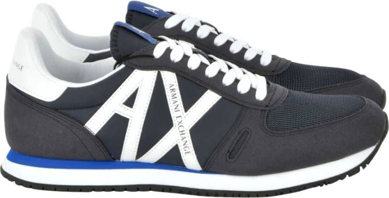 Armani Exchange Zwarte en witte hardloopschoenen Xux017 Xcc68 K489 Black Heren - Foto 14