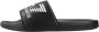 Ea7 Emporio Ar i Teenslippers Visibility Logo Slides Black White - Thumbnail 8