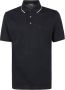 Emporio Ar i Stretch piqué polo shirt met micro adelaar borduursel - Thumbnail 1