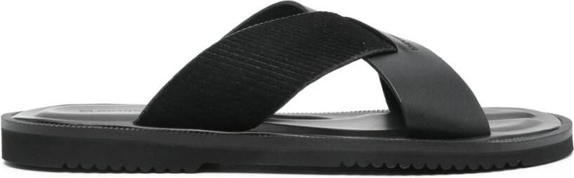 Emporio Ar i Suède Rubberen Zool Sandalen