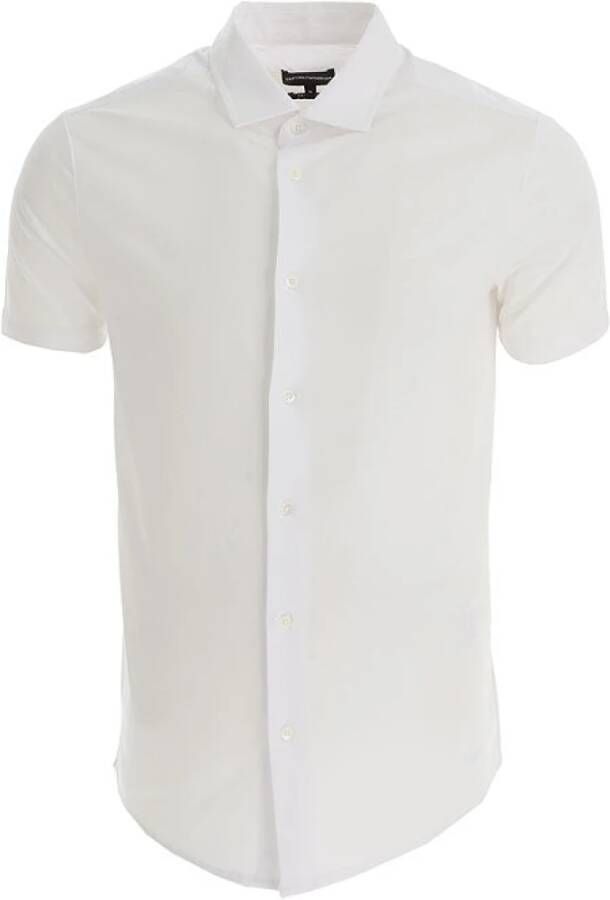 Emporio Ar i Wit T-shirt met reliëf adelaar