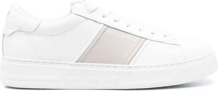 Emporio Armani Wit Zilver Sneaker Mesh White Heren