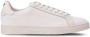 Emporio Ar i Witte leren sneakers met ronde neus - Thumbnail 3