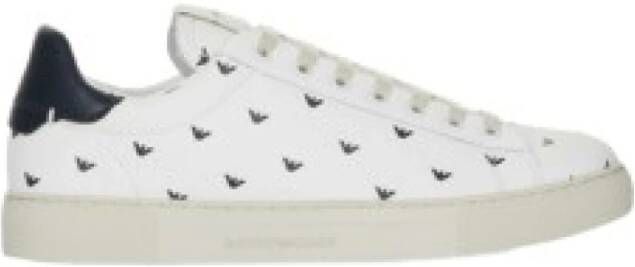 Emporio Armani Witte Heren Sneaker Comfortabel en Stijlvol