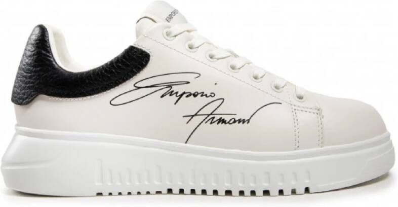 Emporio Armani Witte lage sneakers X4X264Xm670N422