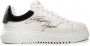 Emporio Armani Leren Sneakers met Geribbelde Rubberen Zool White Heren - Thumbnail 2